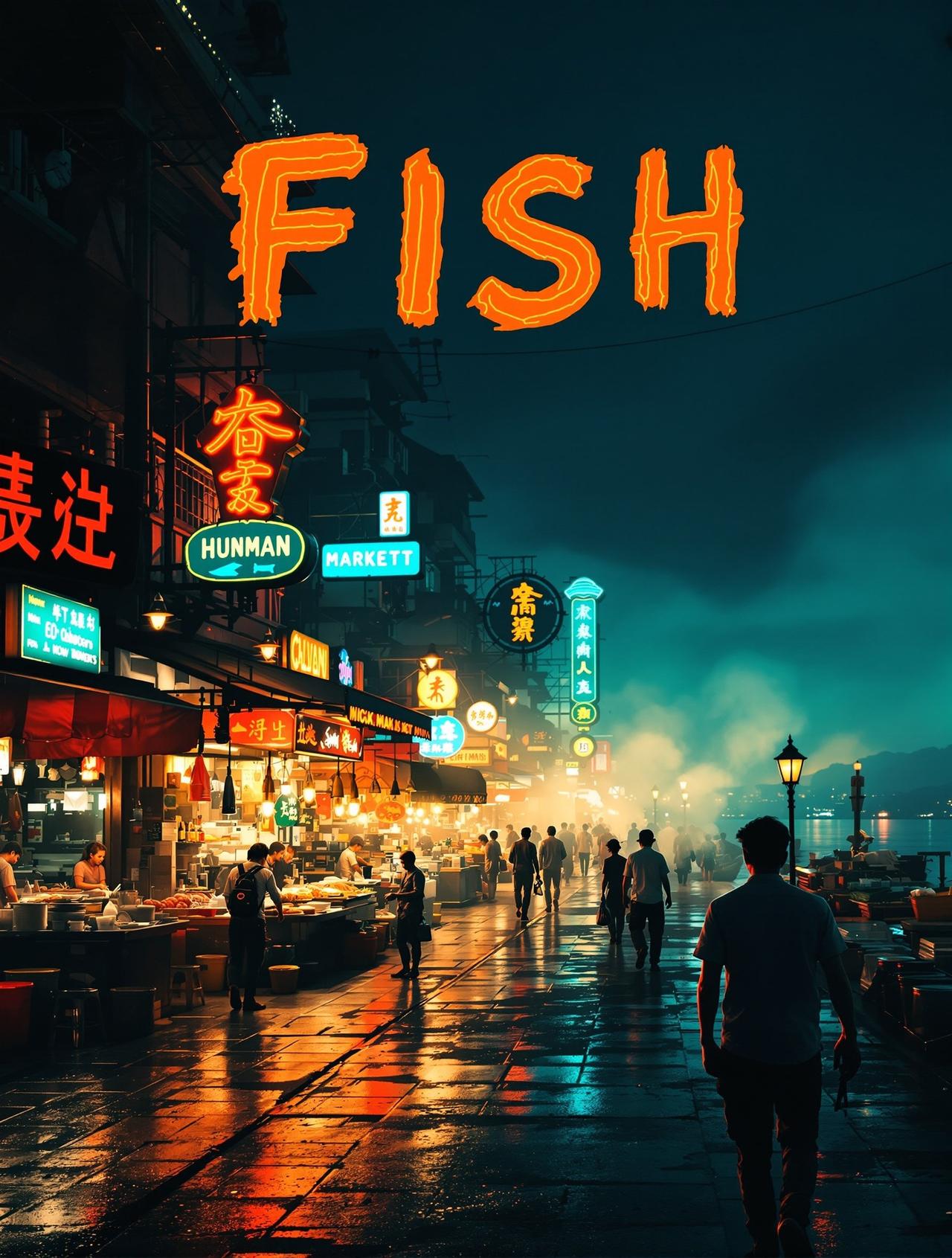 金逸影视热映影片《霓虹渔火》海报